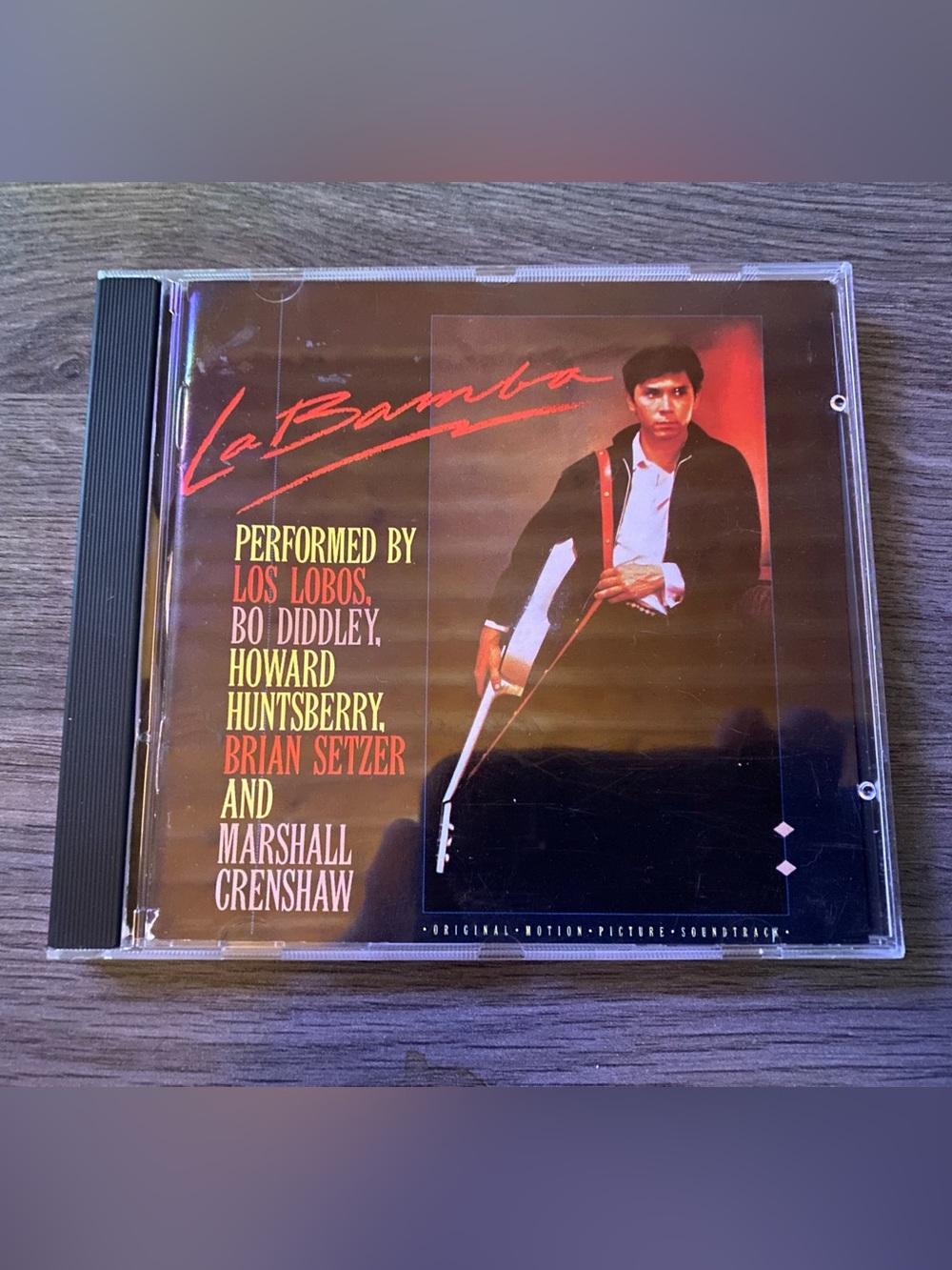 La Bamba Original Motion Picture Soundtrack CD - Black & Red Cover